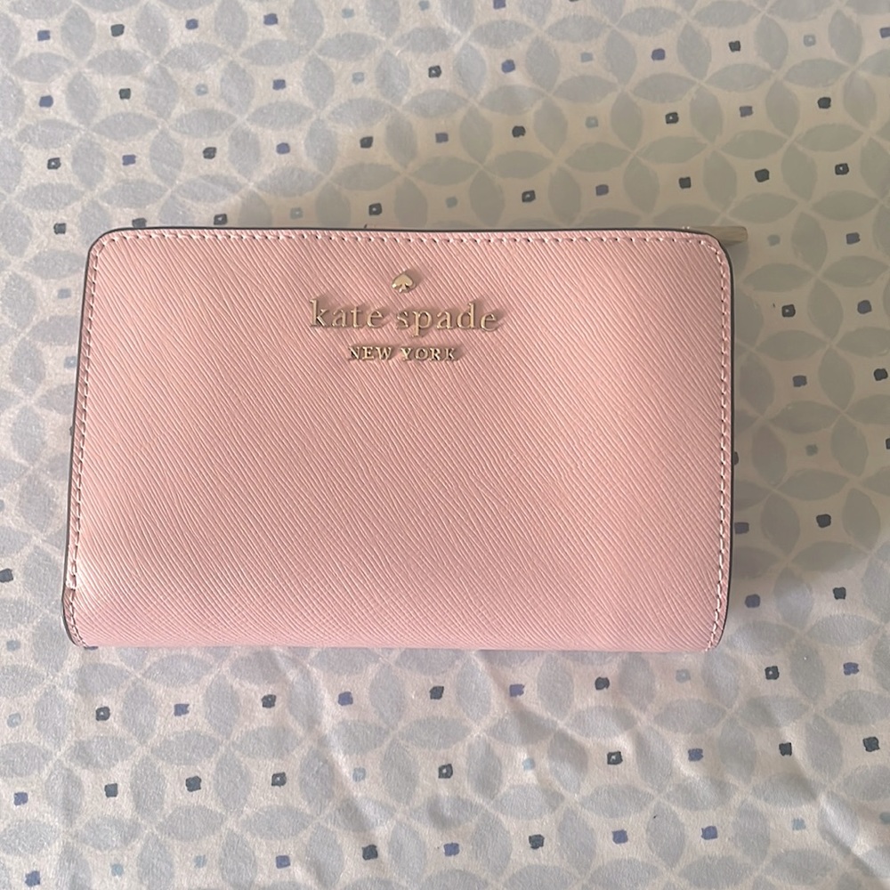 kate spade Pink Leather Zip Around Wallet